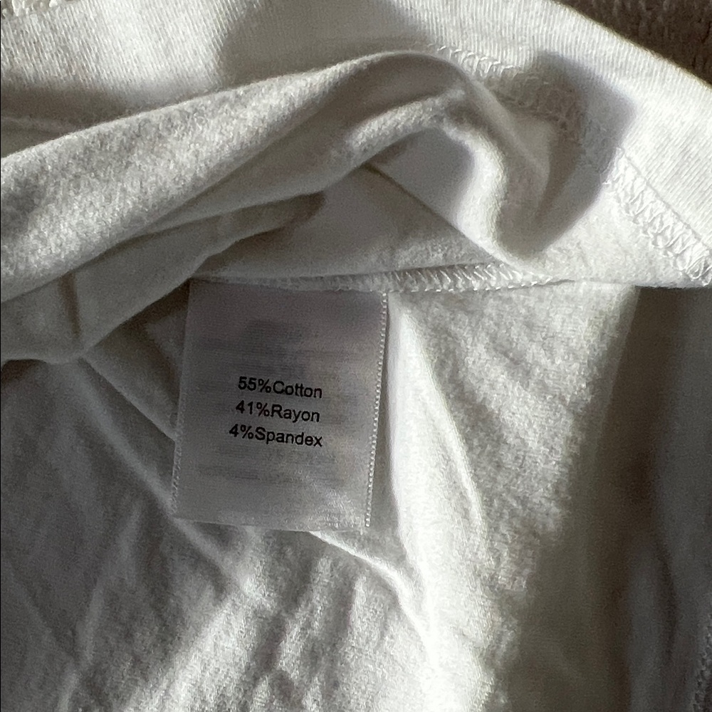 Sahalie Classic White 3/4 Sleeve Tee, L - Picture 8 of 9
